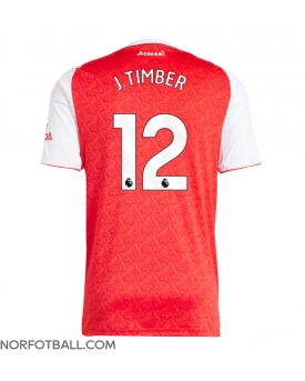 Billige Fotballdrakt Arsenal Jurrien Timber #12 Replika Hjemmedrakt 2025-26 Kortermet